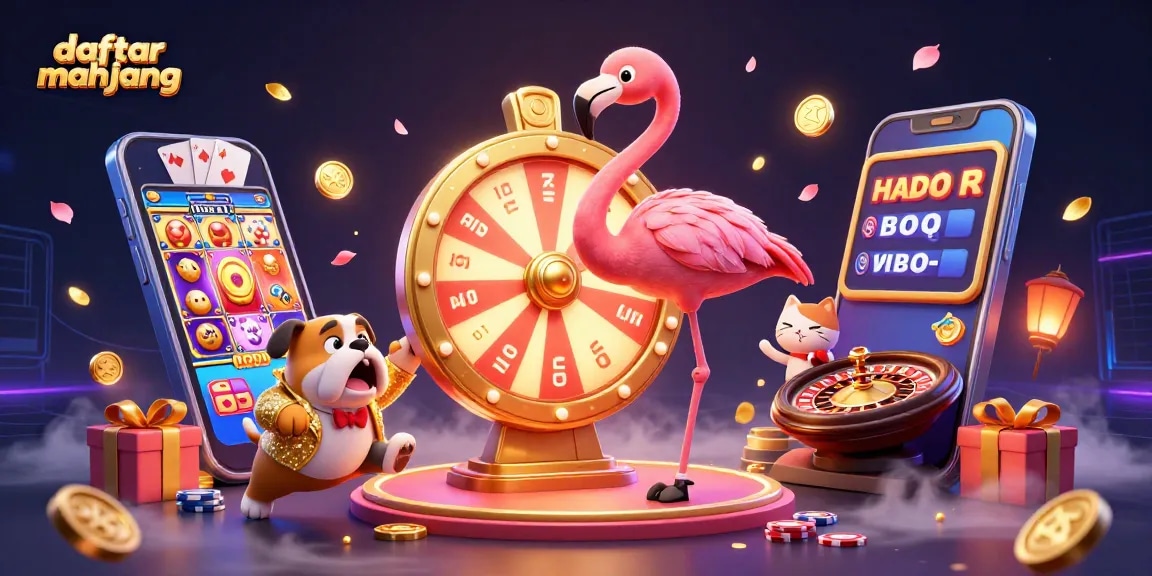 Play daftar mahjong and win with exciting slot games in vibrant 3D digital art.