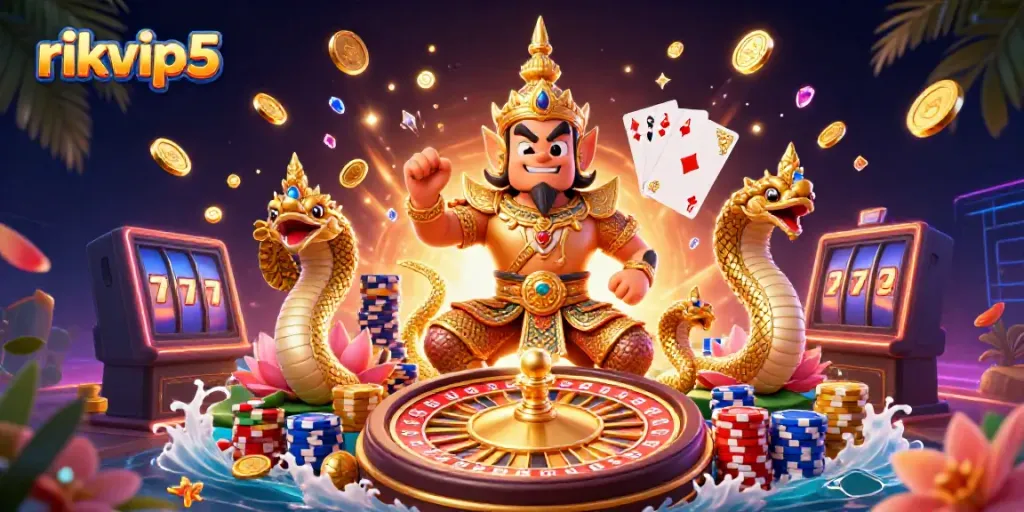 Experience the thrill at rikvip5 with sensational games and vivid casino elements animated in a lush 3D environment.