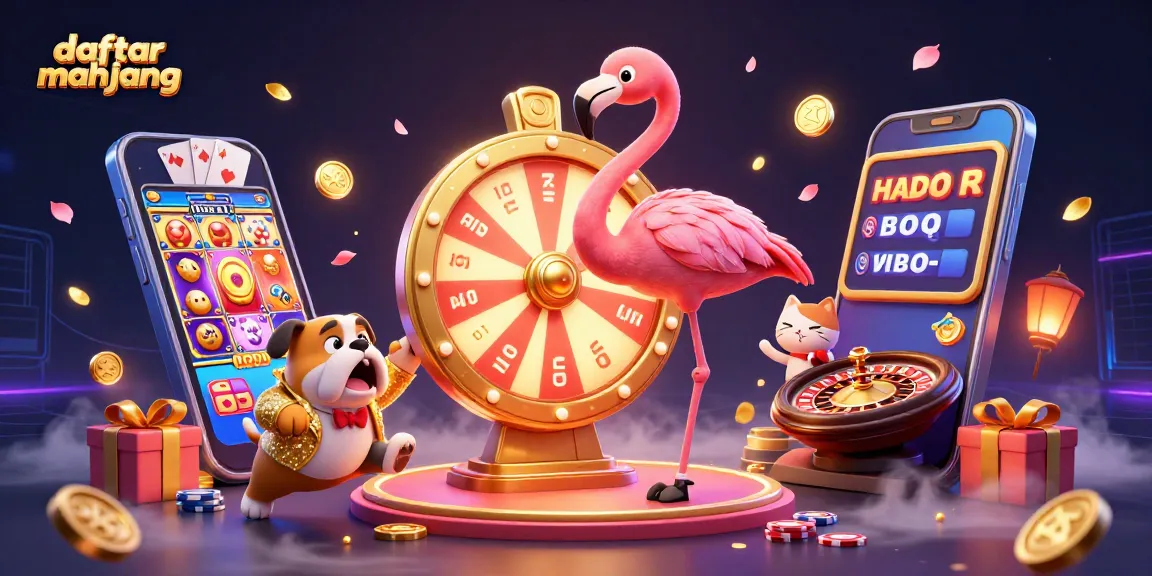 Play daftar mahjong and win with exciting slot games in vibrant 3D digital art.